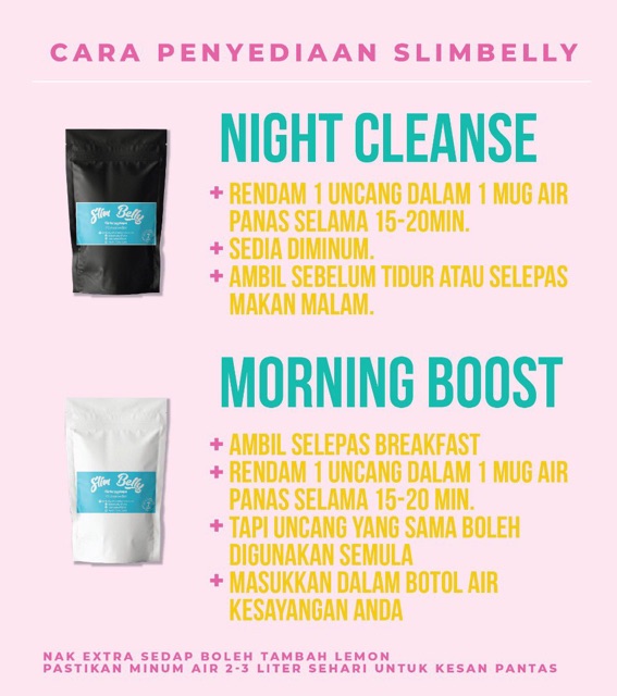 100 Original Skinny Tea With Slimbelly Shopee Singapore