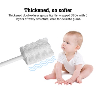 30pcs 0-1year Baby Toothbrush baby Oral cleaner baby oral wipes baby tongue cleaner Pembersihan mulut bayi 婴儿口腔清洁器嬰兒牙刷 #3