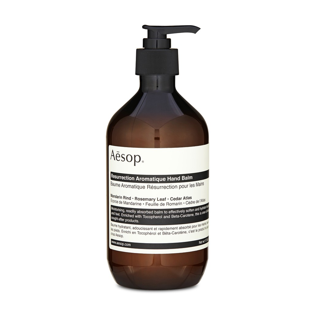 Aesop Resurrection Aromatique Hand Balm 17oz, 500ml | Shopee Singapore