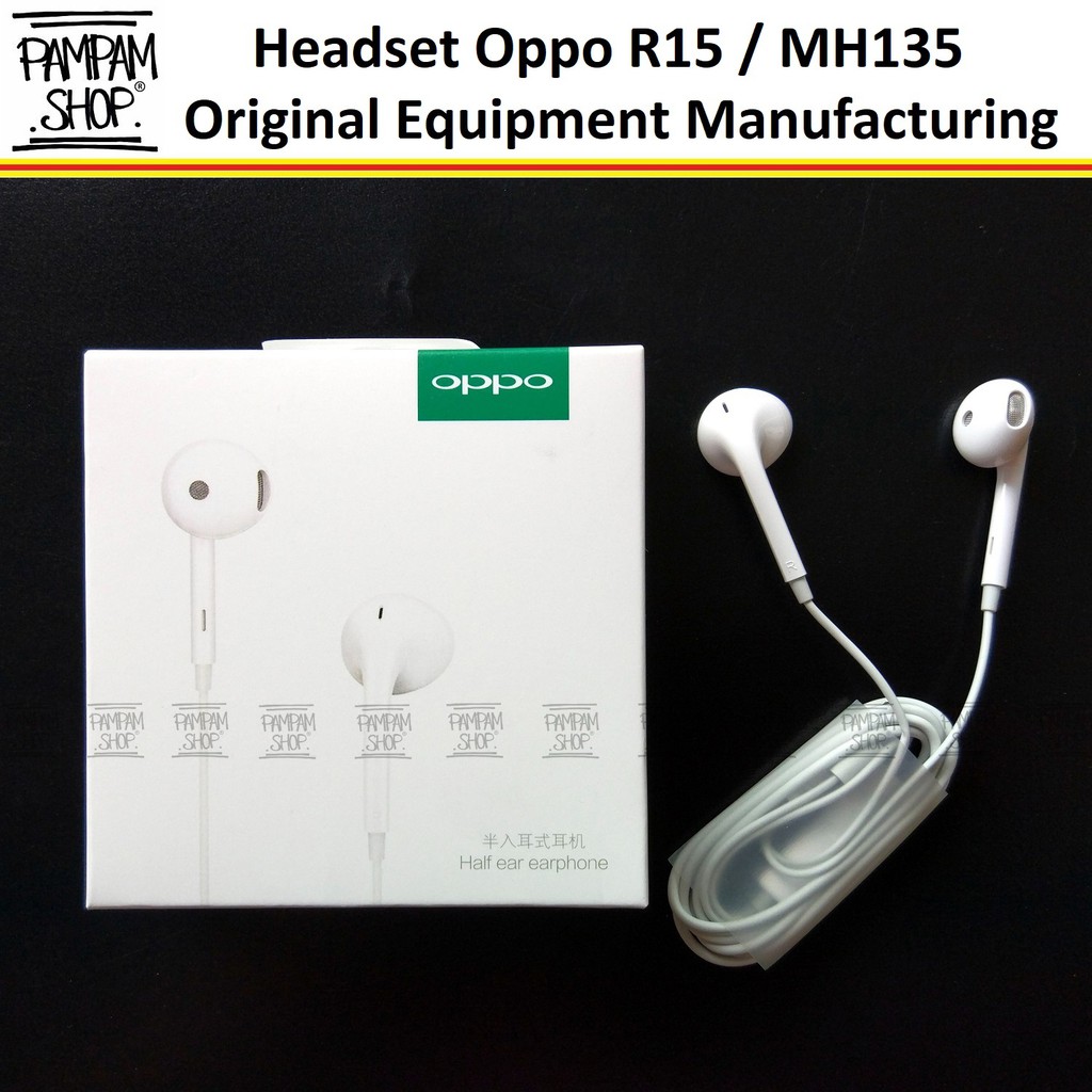 harga headset oppo f9 original