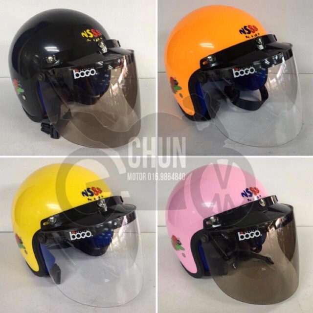 kids helmet with visor