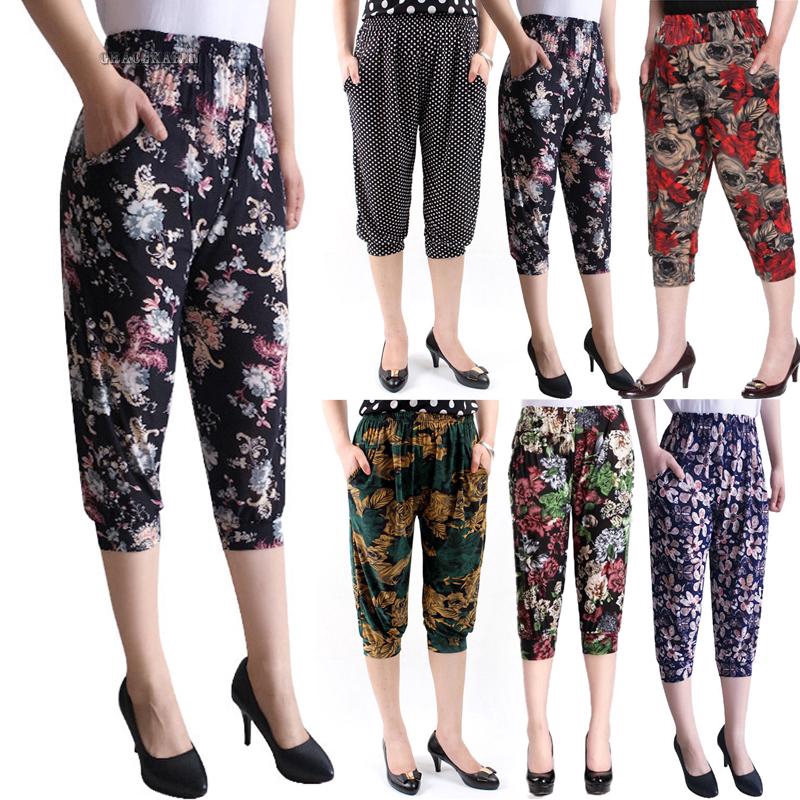 women's loose fit capris