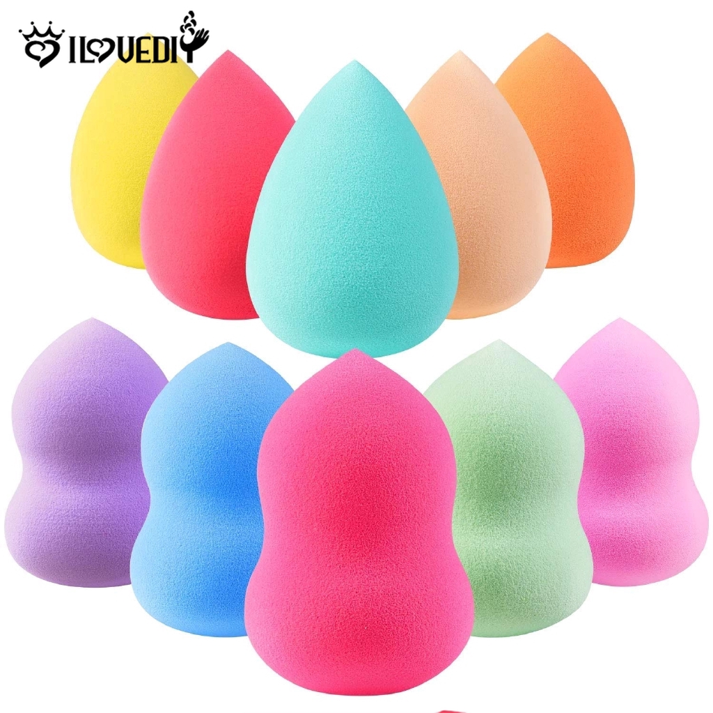 Sd Makeup Sponge Blender Beauty Foundation Blending Sponge Latex Free Make Up Blender Applicator Cosmetic Puff Suitable For Powder Cream Liquid Shopee Singapore