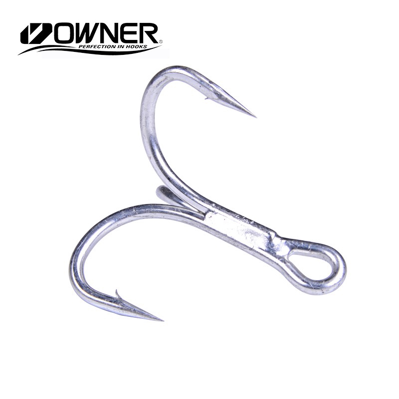 20Pcs Fishing Treble Hook Carbon Steel Tackle Barbed Pike Flying 4/5/6/7/8/9/10# 