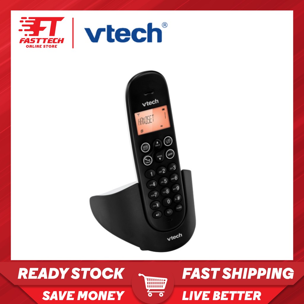Vtech Es2210a Digital Dect Cordless Phone Wireless Landline Telephone Home Office House Tm Unifi Speaker Phone Shopee Singapore