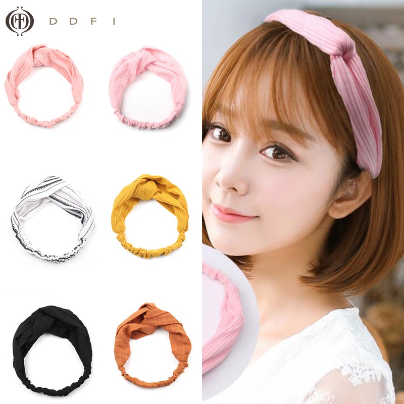 Ddfi Korean Cute Ig Wash Female Web Celebrity Simple Little Fresh Hair Tiara Headbands Set B D5c08 Shopee Singapore