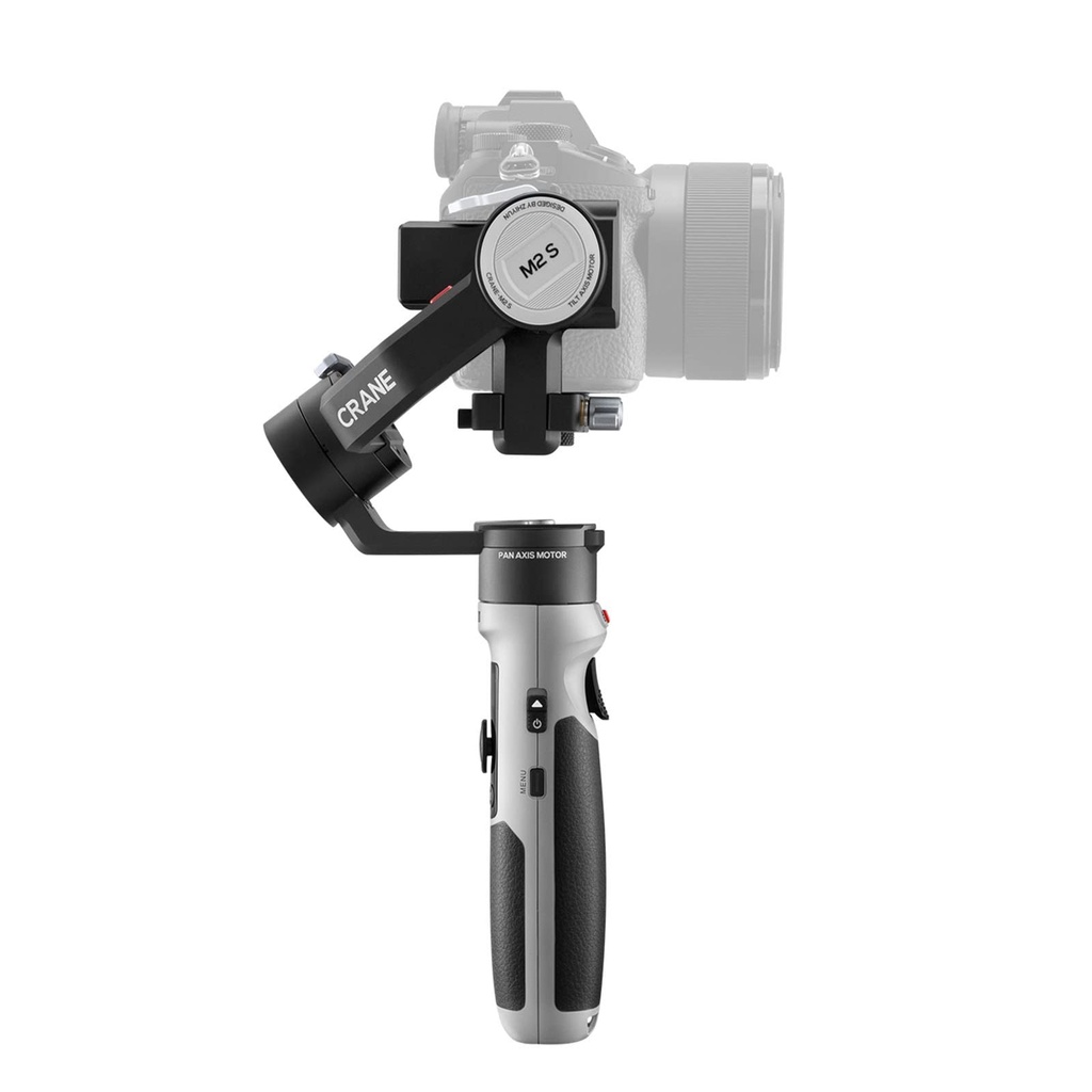 Zhiyun Crane M2S 3-Axis Gimbal Stabilizer for Mirrorless Camera/Action Camera/Smartphone Lightweight Professional Gimbal