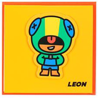 Korea Line Friends Brawl Stars Leon Pop Up Celebration Card Shopee Singapore - image brawl stars pop