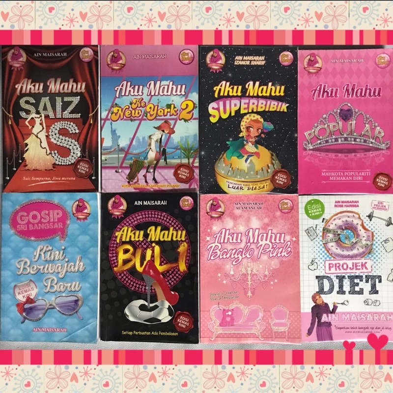 Mawarinas Novel Remaja Koleksi Buku Hadiah Remaja Lelaki Perempuan Blink Book Ain Maisarah Komik Shopee Malaysia