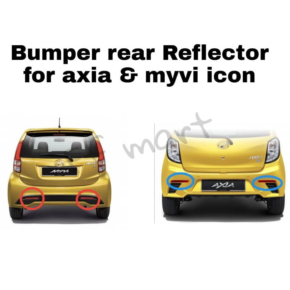 axia rear bumper