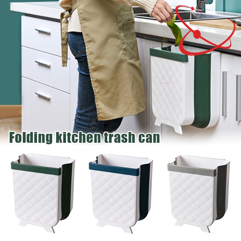 Hanging Kitchen Trash Can Waste Bins, Kitchen Trash Can Cabinet Size