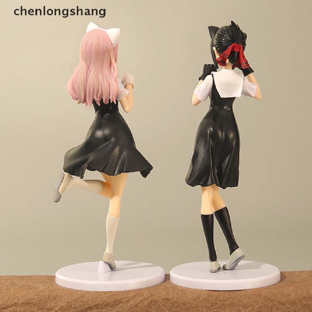 chenlongshang 22CM Japan Anime Love Is War Figure Shinomiya Kaguya Fujiwara Chika Model Toys EN