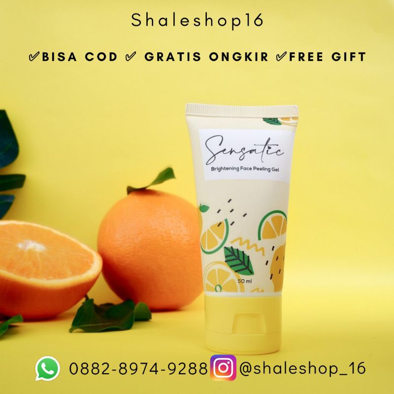 Ready Bpom Brightening Face Peeling Gel Sensatic By Andglow | Shopee ...