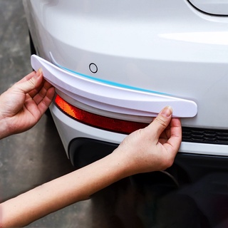 2Pcs Universal Anti-Collision Protector Rubber Auto Front And Rear Corner Bumper Cover Guard Lip Strip Sticker Car Door Products