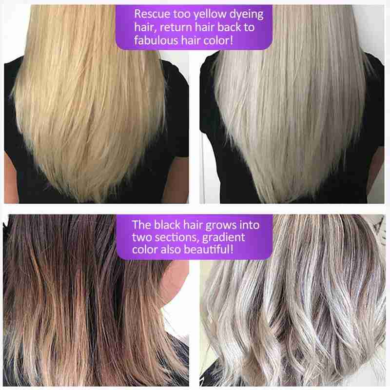 100ml No Yellow Blonde Hair Shampoo Anti Brass Off Purple Shampoo Ulta Beauty Care Shiny Hair Color Dyed Treatment Shopee Singapore