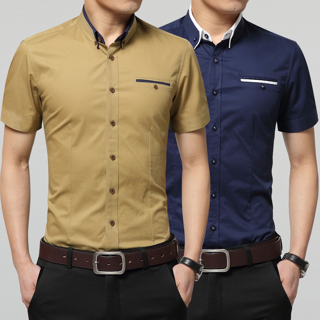 business casual short sleeve