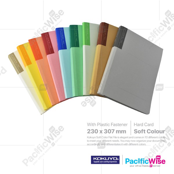 Shop Malaysia Kokuyo S Soft Colour Flat File Fail Rata Warna Lembut F 1 A4 Shopee Singapore