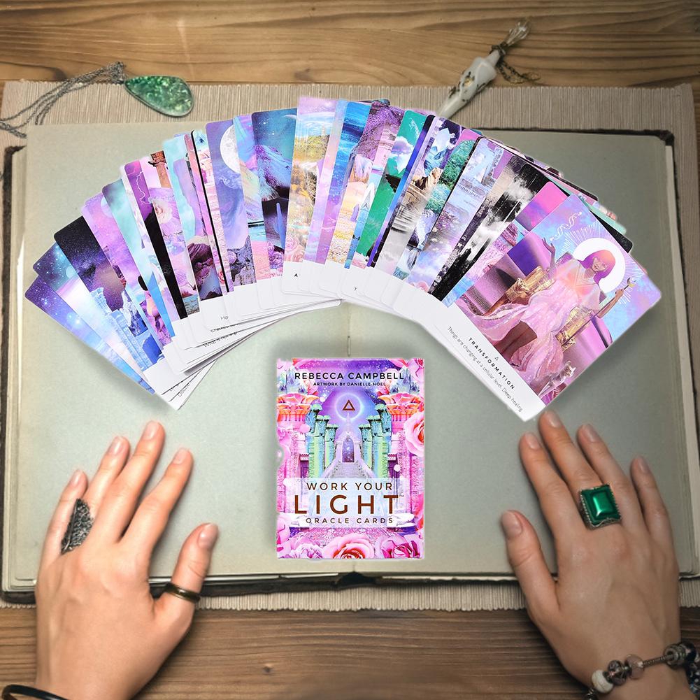 Work Your Light Oracle Cards A 44 Tarot Cards Game Shopee Singapore