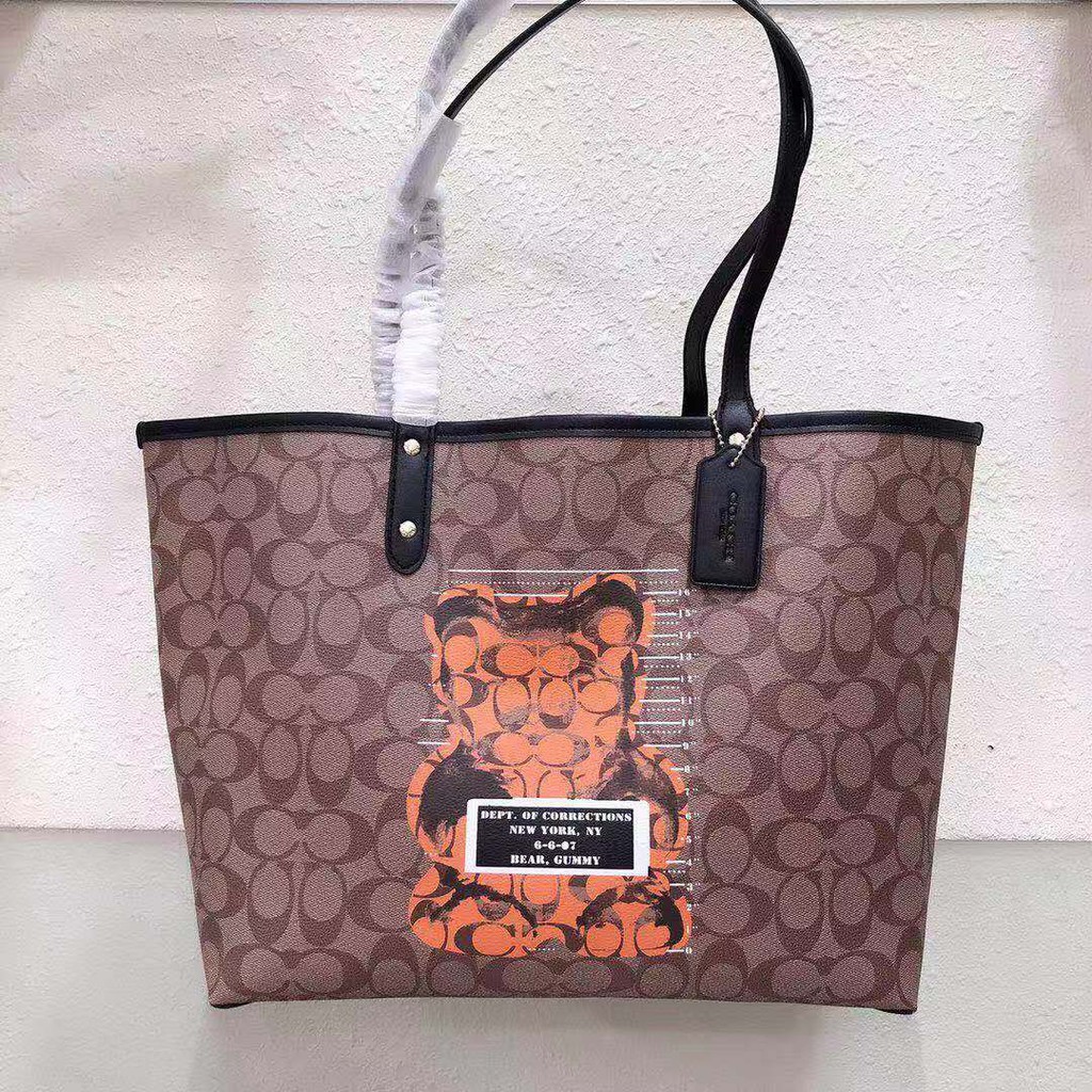 coach flower handbag