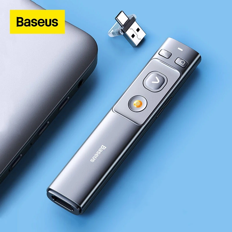 Baseus Presenter Wireless Laser Pointer 2.4GHz Remote Controller for ...