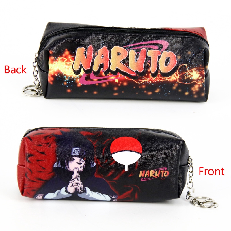 naruto Sasuke men Multi-purpose pen bag makeup bags pencil bag money bag new