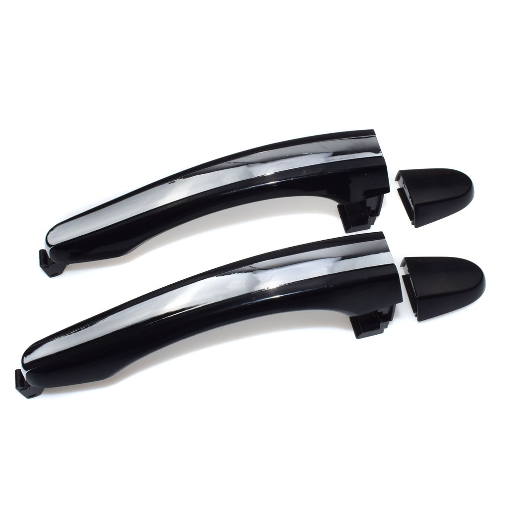 chrome external door handles