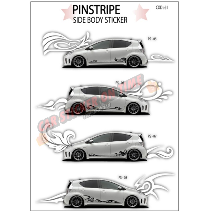 Perodua Alza Axia Myvi Universal Stylish Car Club Stickers Shopee Singapore