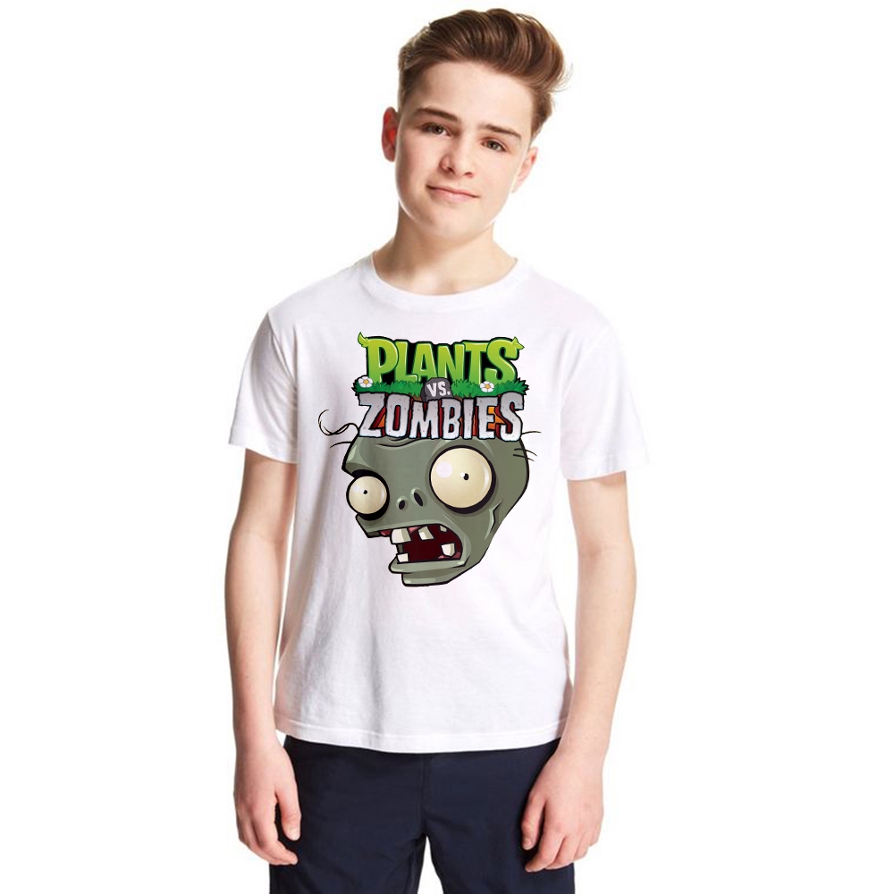 Boys Plants VS Zombies T-shirt Tops & Shirt 