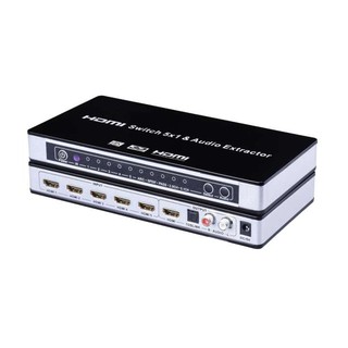ATZ 5-to-1 HDMI Switch v1.4 with Remote Control - w/Audio Extractor