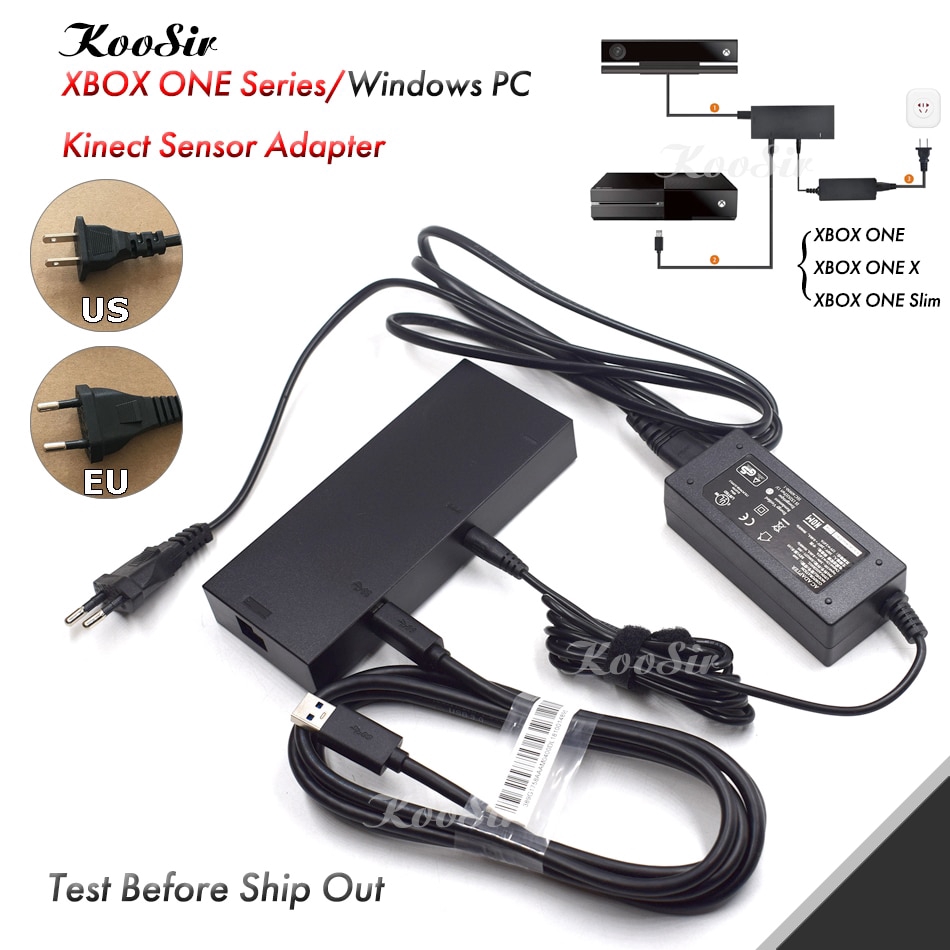 xbox kinect with adapter