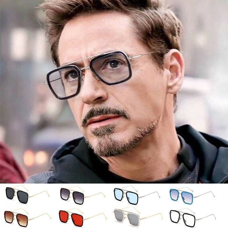 iron man blue sunglasses