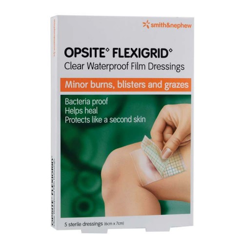 Shop Malaysia Smith Nephew Opsite Flexigrid Clear Waterproof Film Dressing 6cm X 7cm 5 S Shopee Singapore
