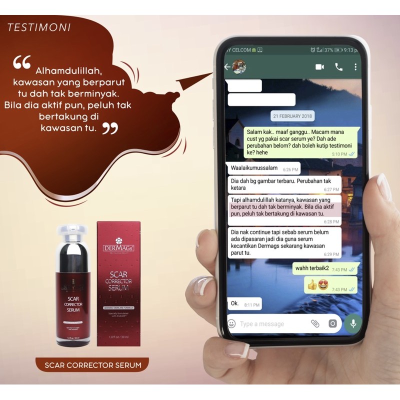 Dermags Scar Corrector Serum Parut Shopee Singapore