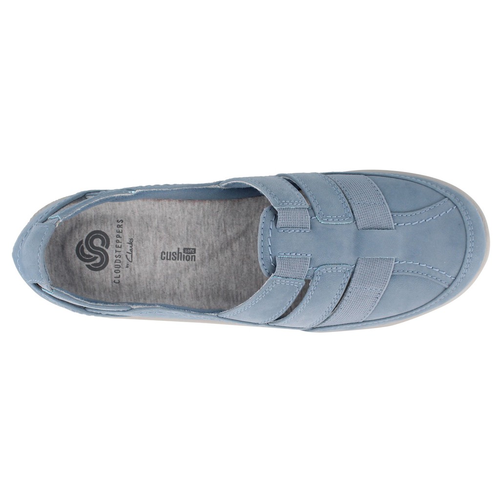 clarks sillian stork blue grey