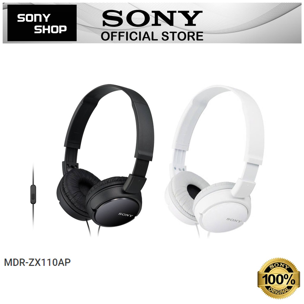 sony on ear headphones with mic