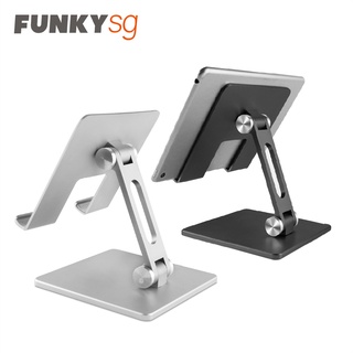 V5 Charging Tablet stand , Aluminium Folding Mobile Stand. Supports up to 12 inch
