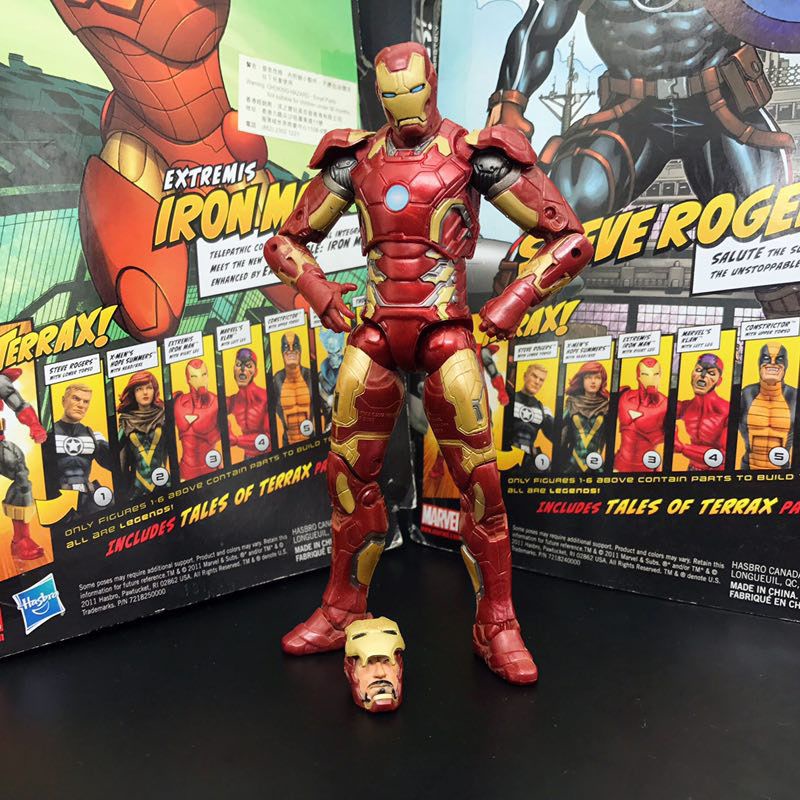 Hotsalesml Legends Avenger Iron Man Mark Mk 43 Armor 6 Action Figure Loose Shopee Singapore