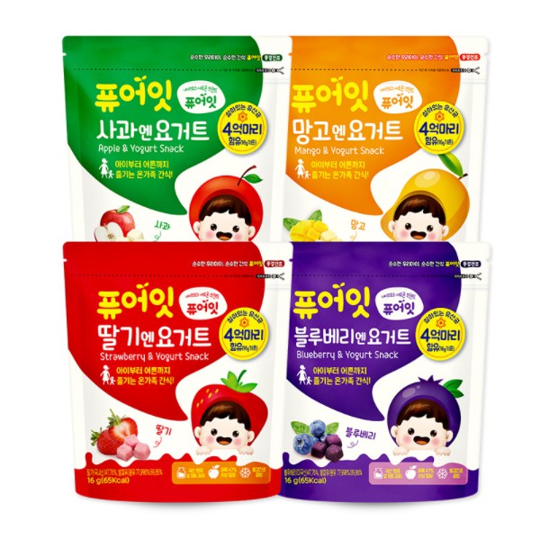 Naebro Pure-Eat Fruit Yogurt Cubes 16g from Korea | Shopee Singapore