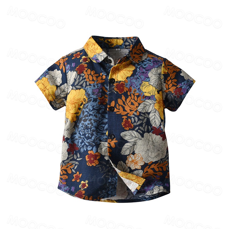 Kid s Boy Shirt Baju Batik  Fashion Printing Shirt Kanak  