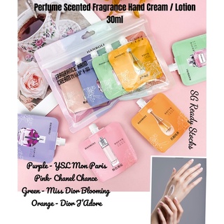 Perfume Scented Hand Cream Lotion Moisturizing & Nourishing Lasting Fragrance Hand Cream 30ml
