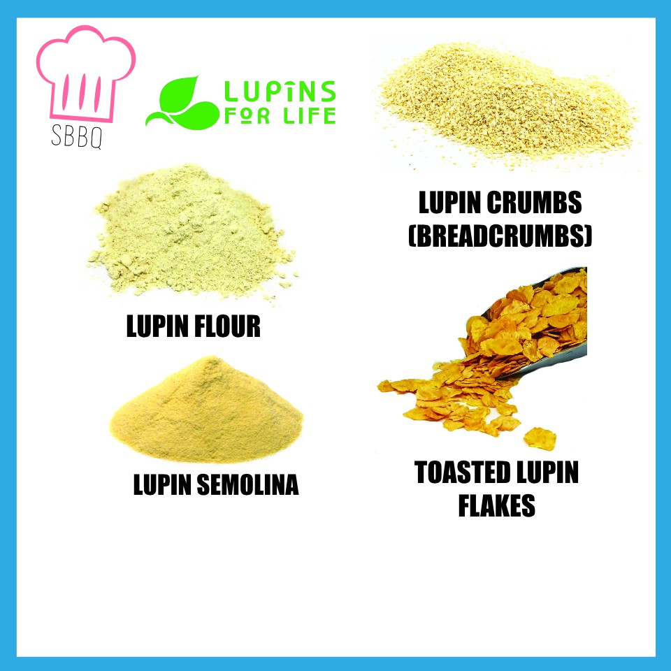 [AUS] LUPIN FLOUR LUPIN SEMOLINA LUPIN CRUMBS LUPIN TOASTED