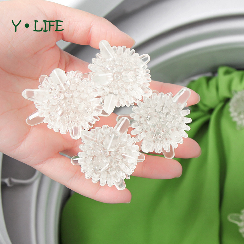 Y • LIFE Transparent Solid Laundry Ball Decontamination and Anti-entanglement  Cleaning Ball Magic Laundry Ball | Shopee Singapore