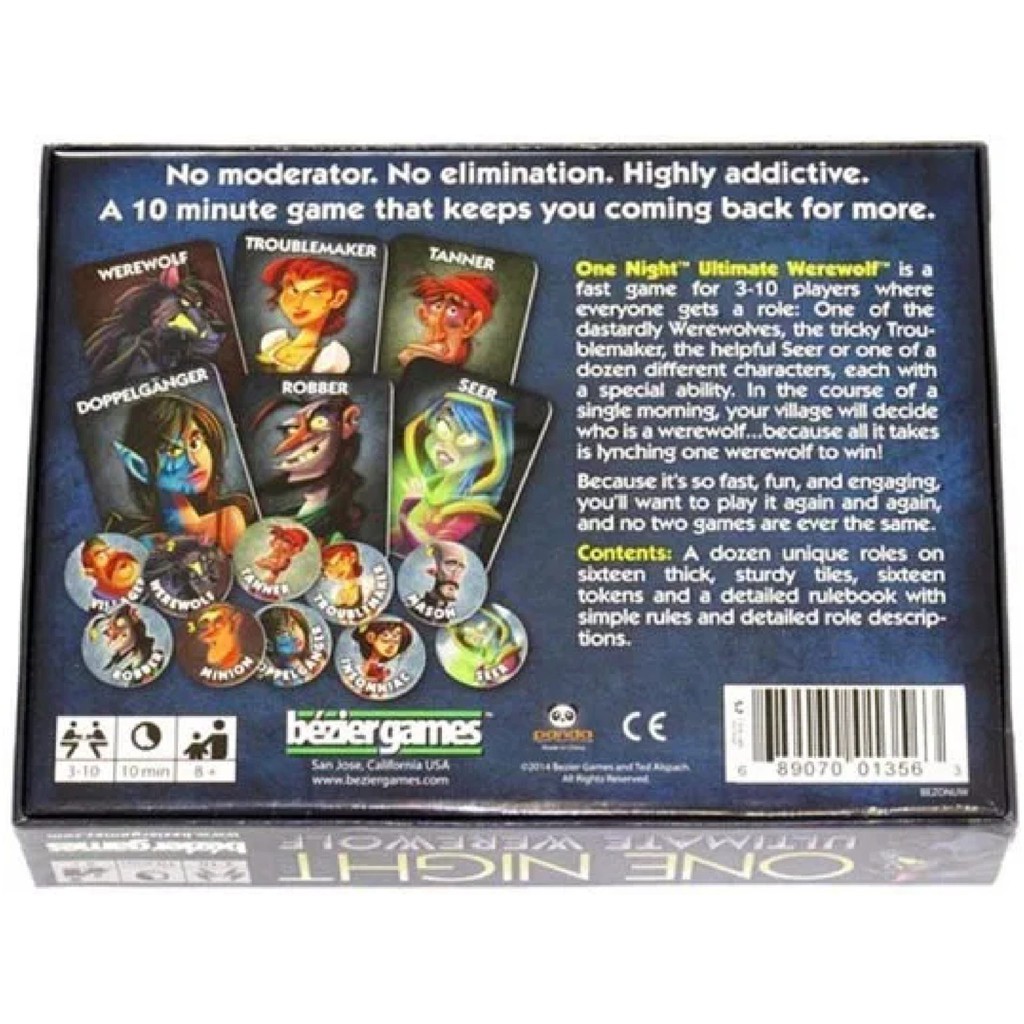One Night Ultimate Werewolf | Shopee Singapore