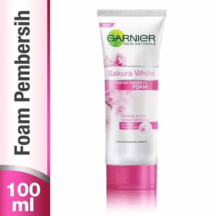 garnier sakura white facial foam