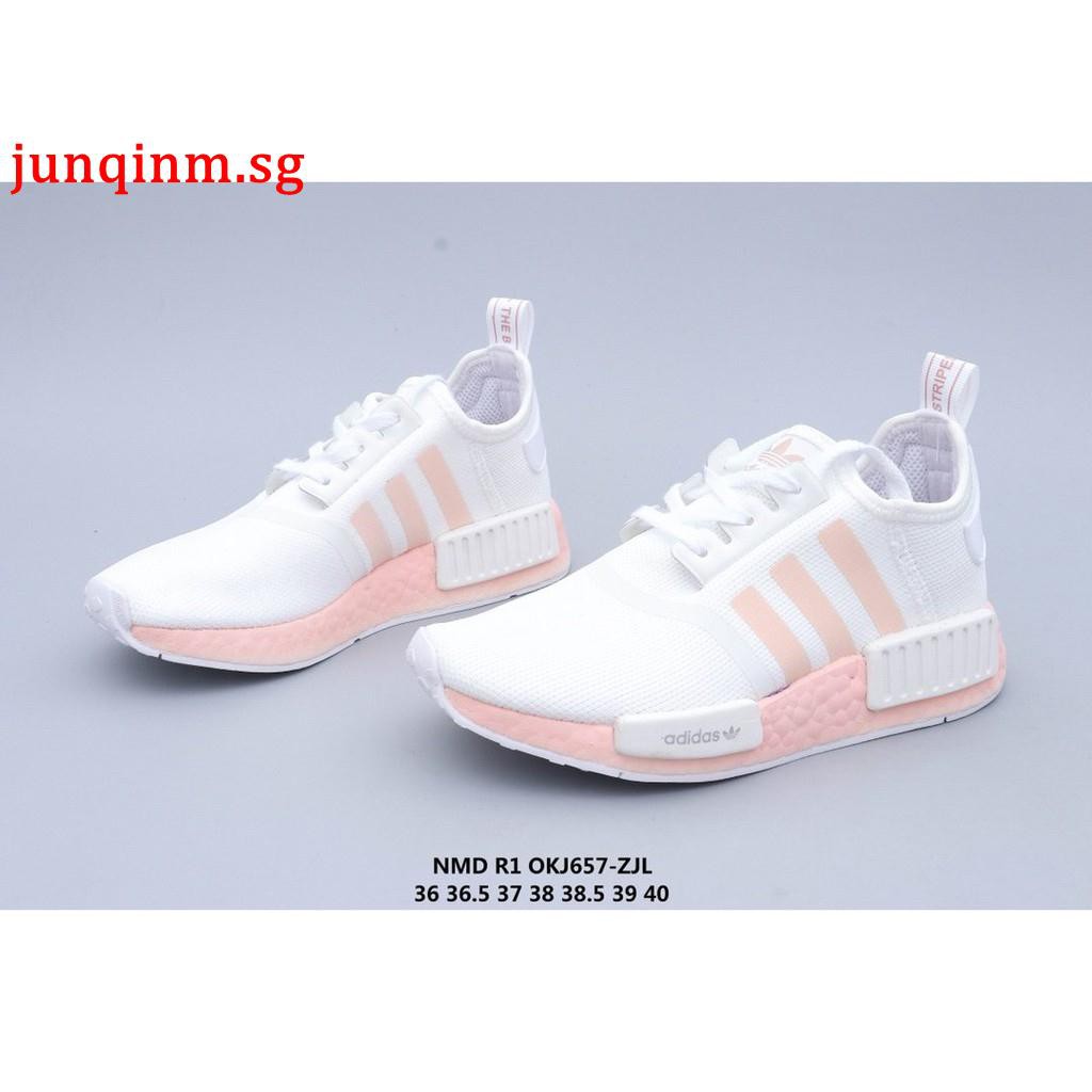 nmd white pink