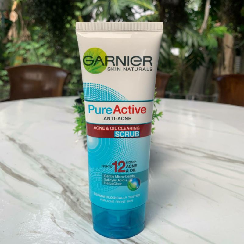Garnier Pure Active Acne & Oil Clearing Scrub 100ml (Cleaning Facial