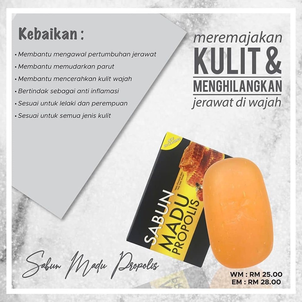 Dherbs Sabun Madu Propolis New Packaging