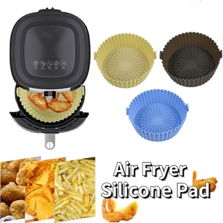 Air Fryer Silicone Pad Reusable Non-Stick Baking Mat Bread Fried Chicken Pizza Tray Kitchen Oven Accessories #0