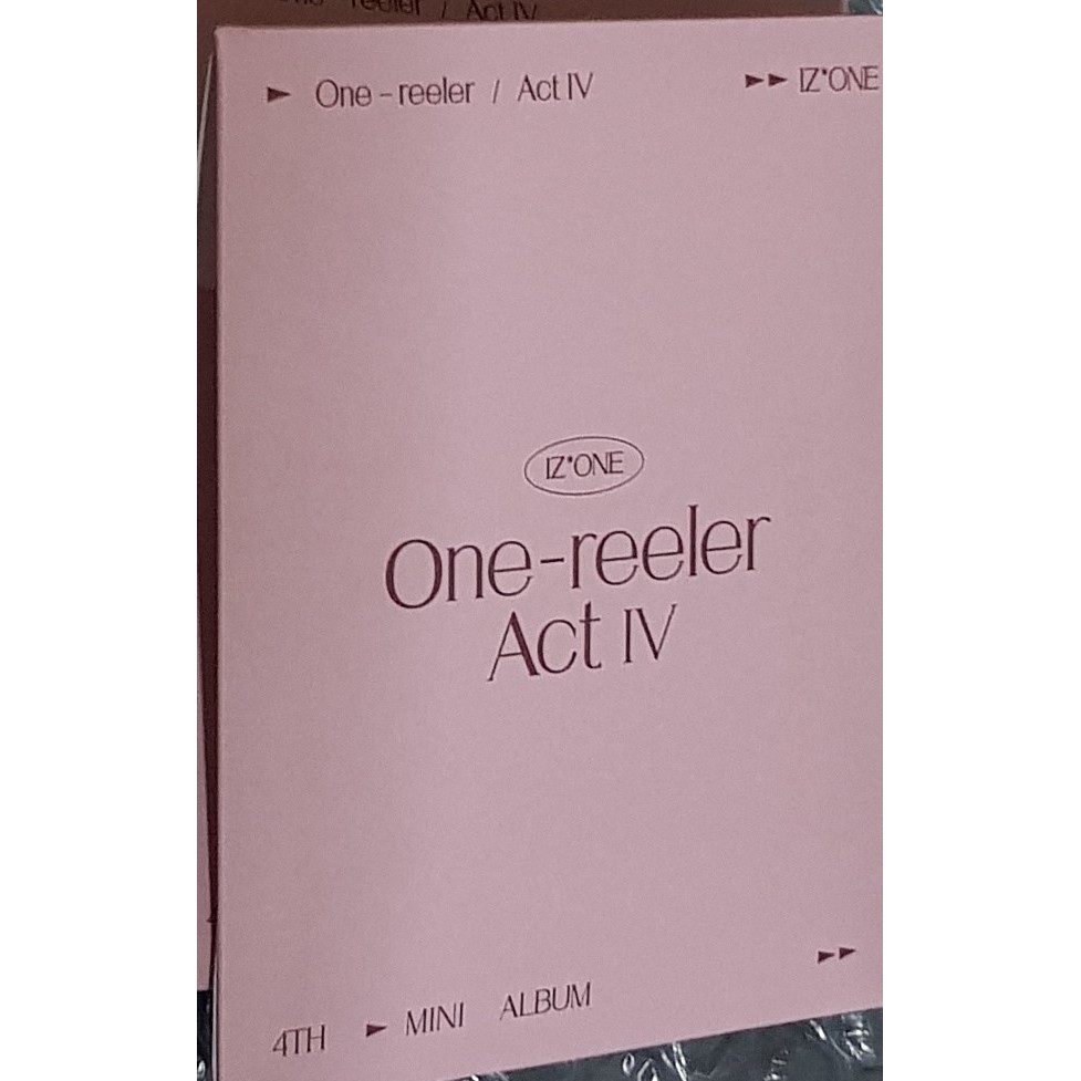 Iz One Special Photo Card Set Sign Printing Izone 4th Mini Album One Reeler Act Iv Shopee Singapore