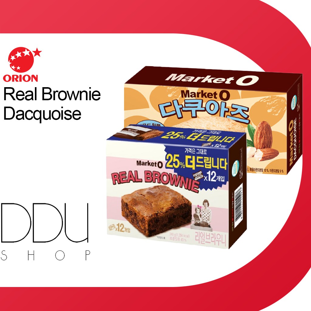 Market O Real Brownie Dacquoise All Flavor Shopee Singapore